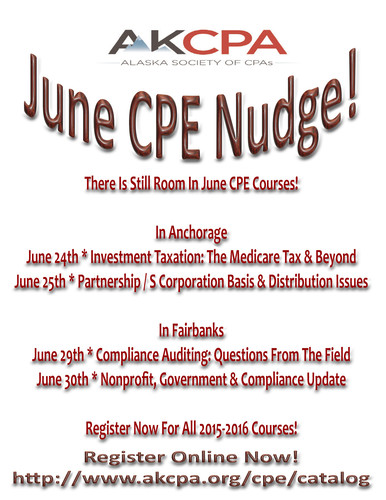 June 2015 CPE Nudge