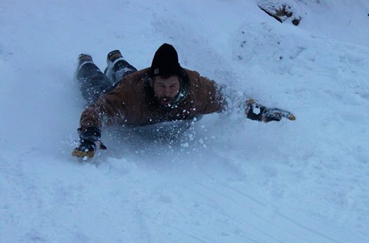 Lance sledding